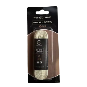 Fan Cave Standard Shoelaces - Beige