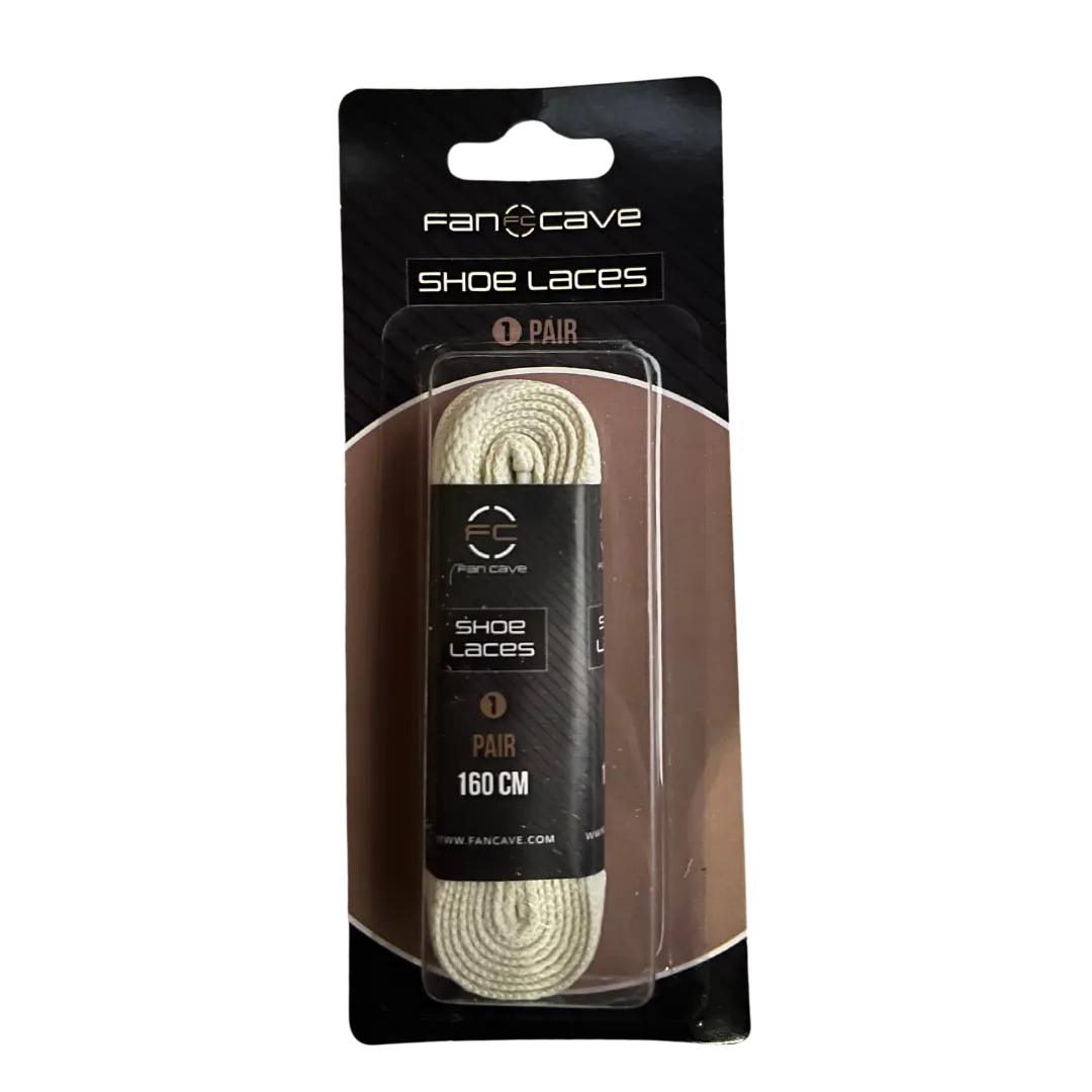 Fan Cave Standard Shoelaces - Beige