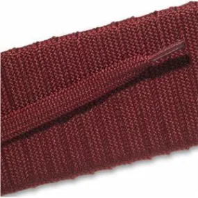 Fashion Athletic Flat Laces - Maroon (2 Pair Pack) Shoelaces