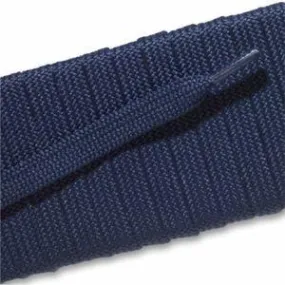 Fashion Athletic Flat Laces - Navy Blue (2 Pair Pack) Shoelaces