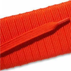 Fashion Athletic Flat Laces - Orange (2 Pair Pack) Shoelaces