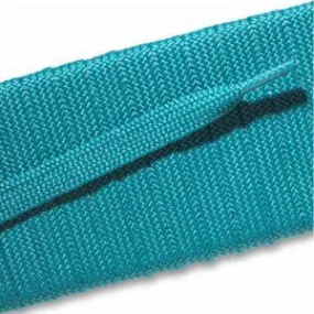 Fashion Athletic Flat Laces - Turquoise (2 Pair Pack) Shoelaces