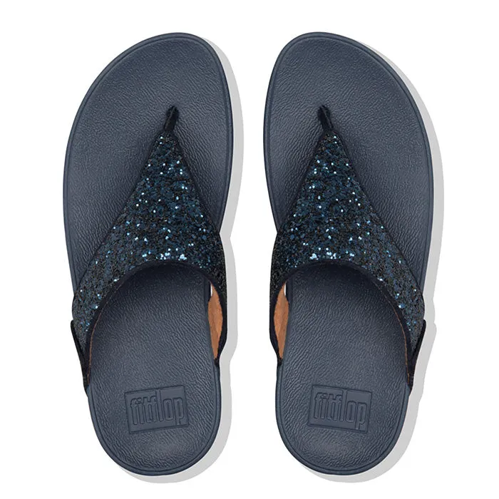 FitFlop Lulu Glitter Sandals - Midnight Navy