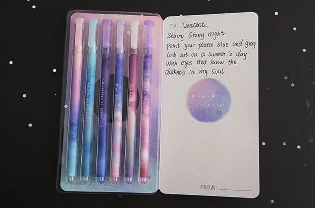 Galaxy Cosmo Pens - Set of 6