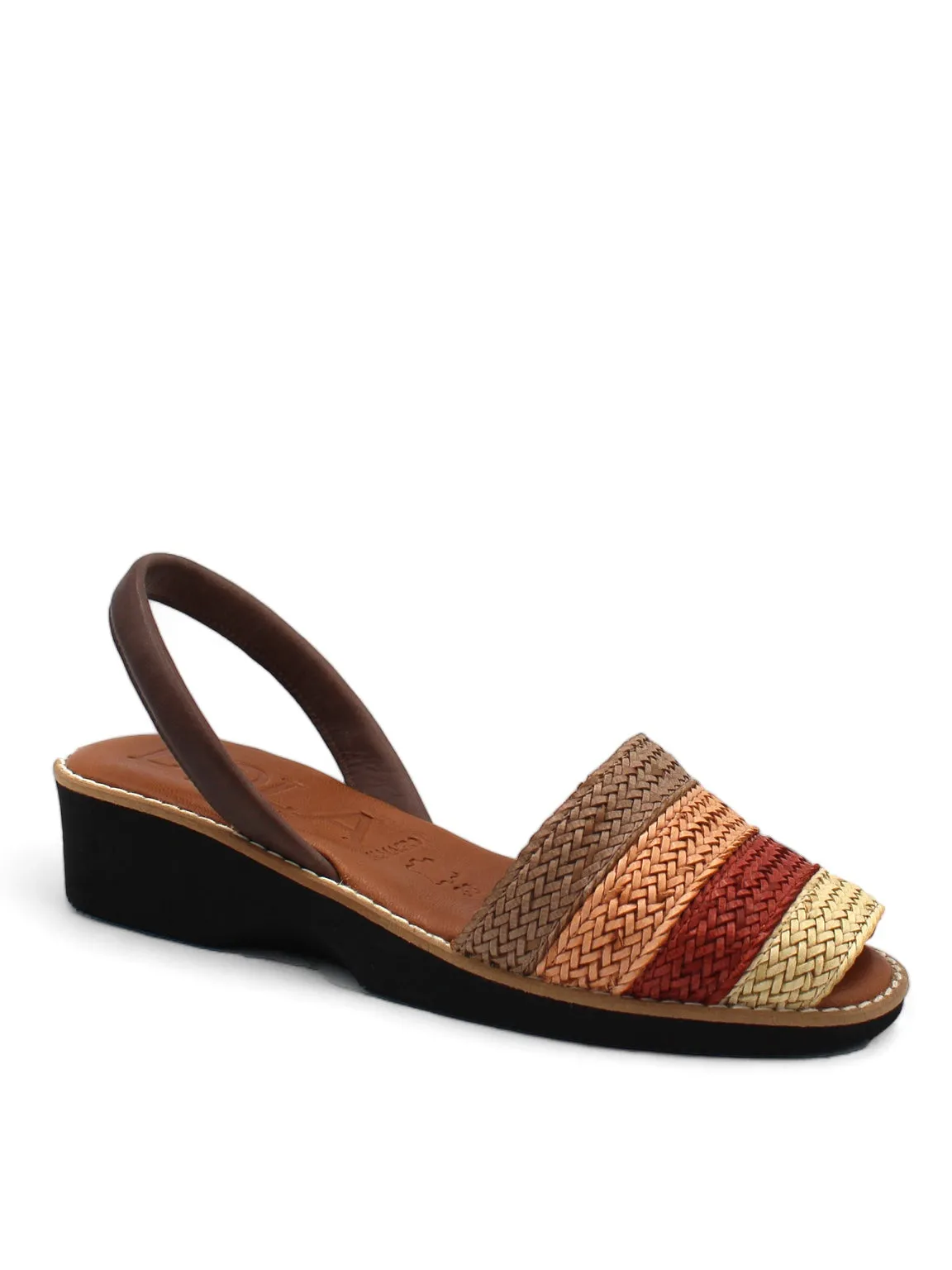 Galdana Woven Multi-colour Wedges