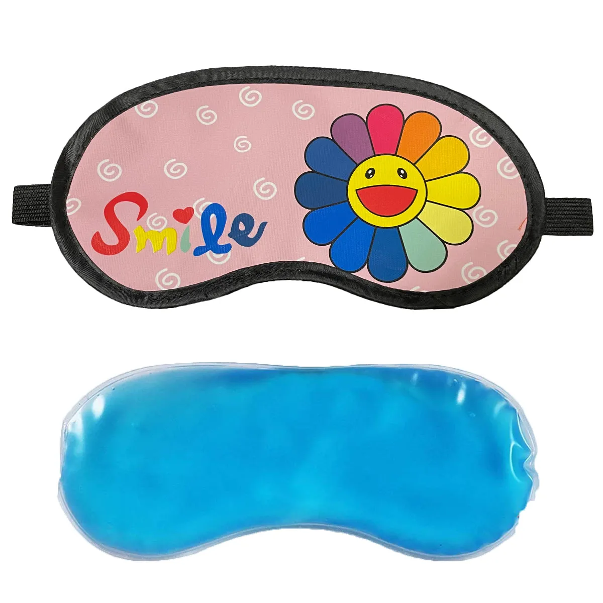 Gel Eye Mask - Flower Smiley