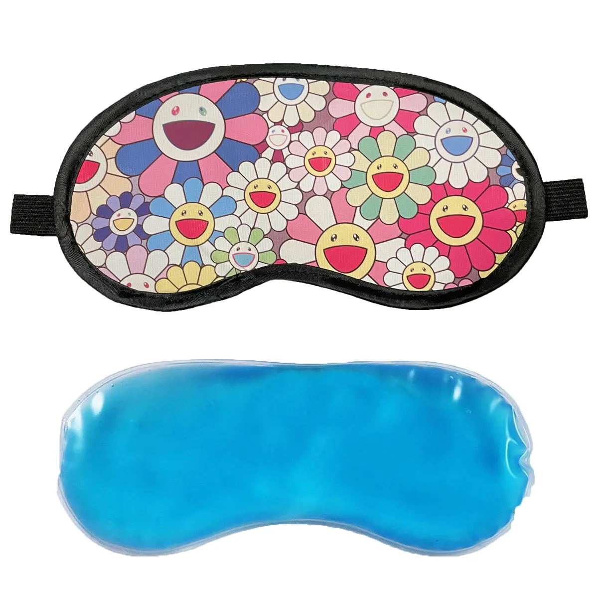 Gel Eye Mask - Flower Smiley