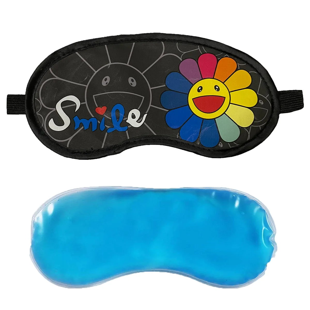 Gel Eye Mask - Flower Smiley