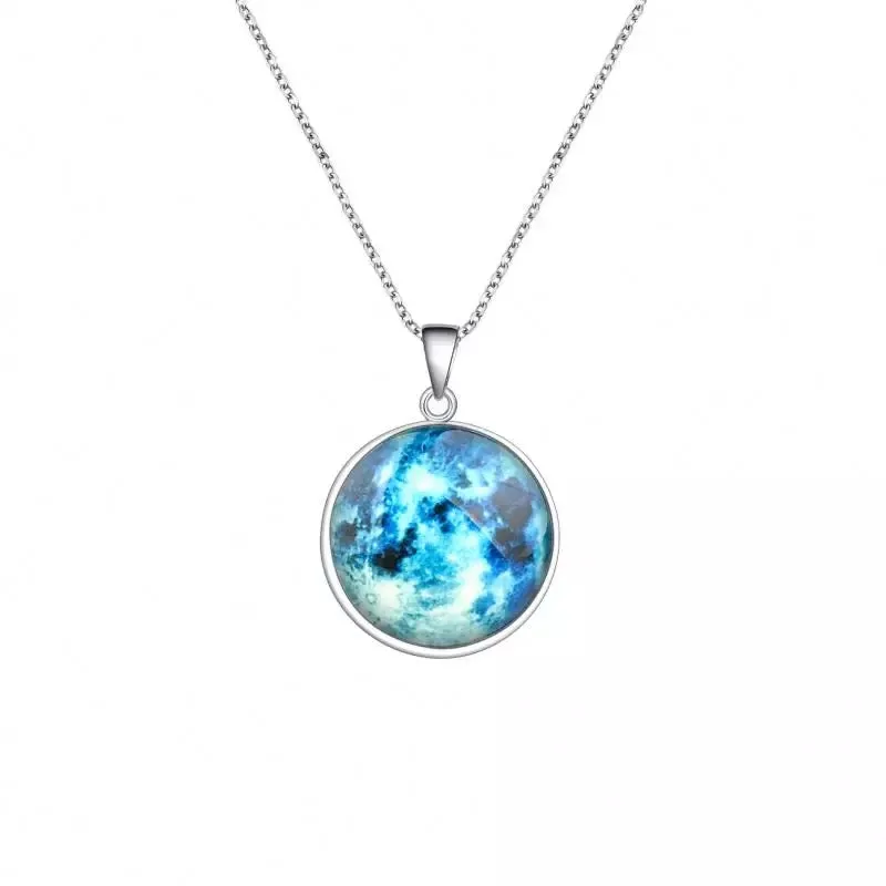 Glow in the Dark - Moon Pendant