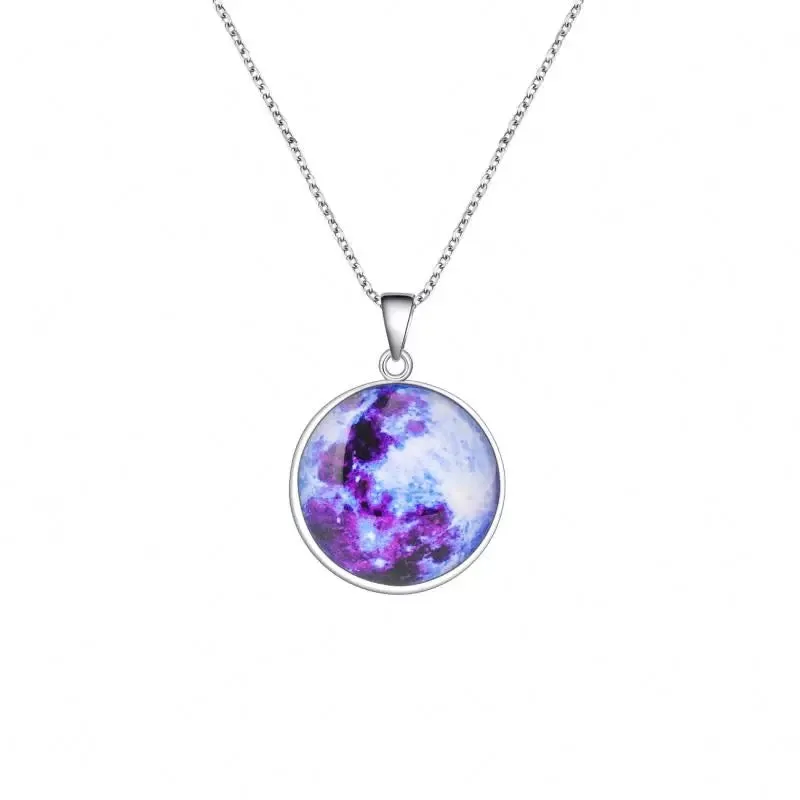 Glow in the Dark - Moon Pendant