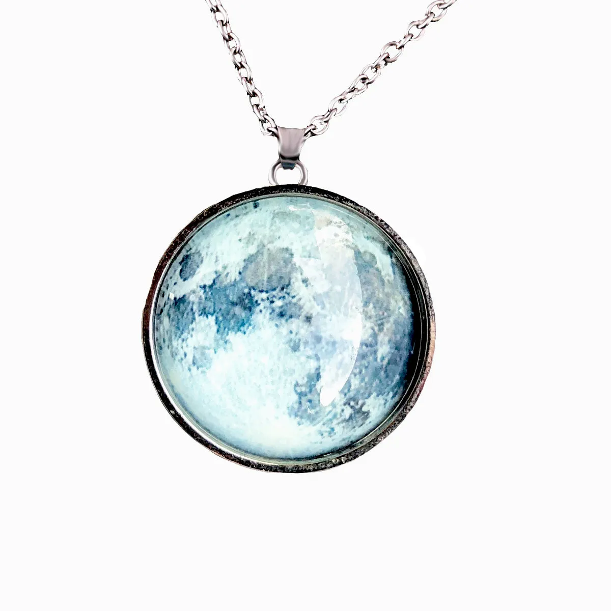 Glow in the Dark - Moon Pendant