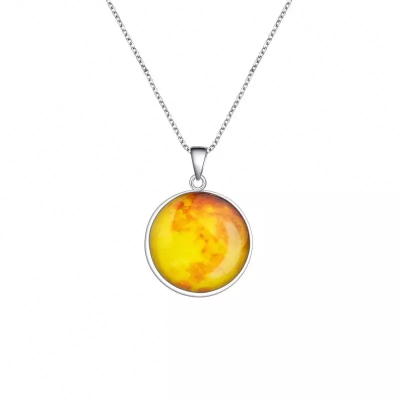 Glow in the Dark - Moon Pendant