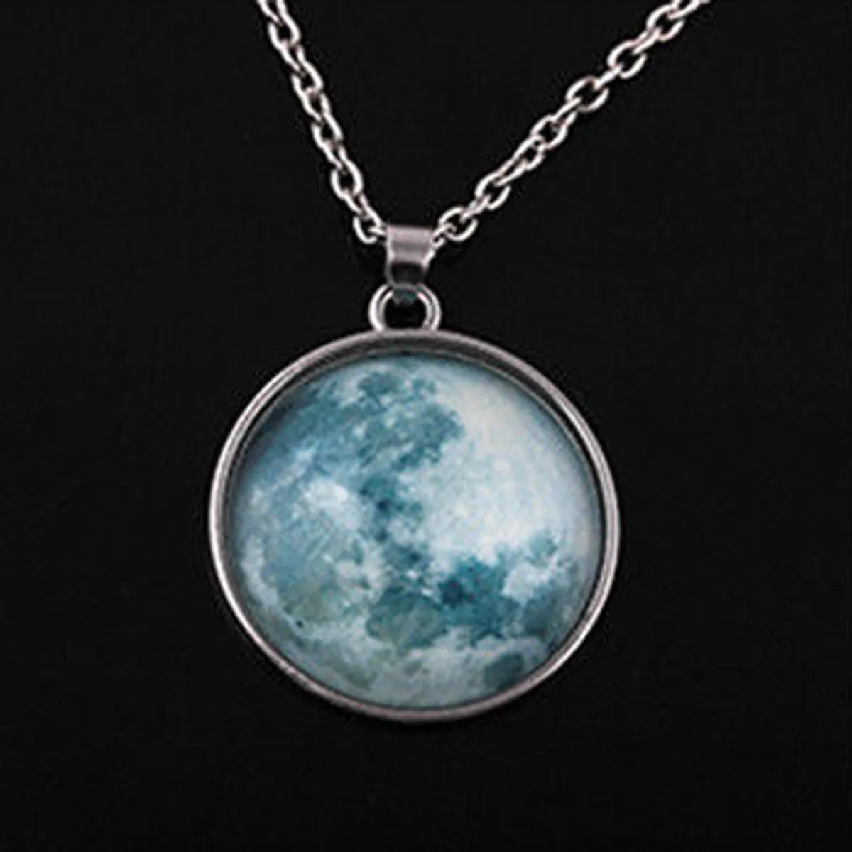 Glow in the Dark - Moon Pendant