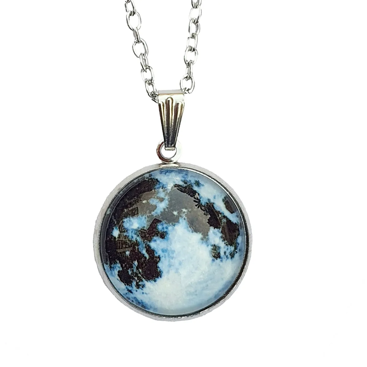 Glow in the Dark - Moon Pendant