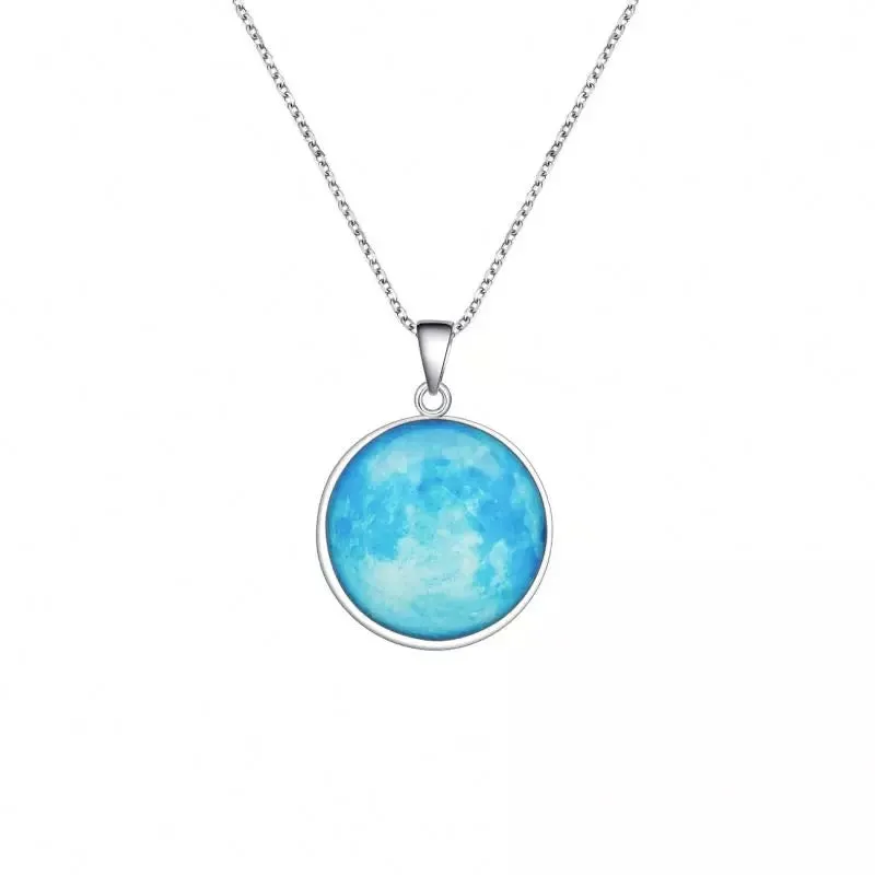 Glow in the Dark - Moon Pendant