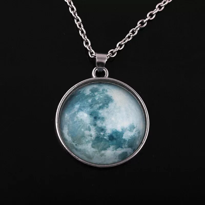 Glow in the Dark - Moon Pendant