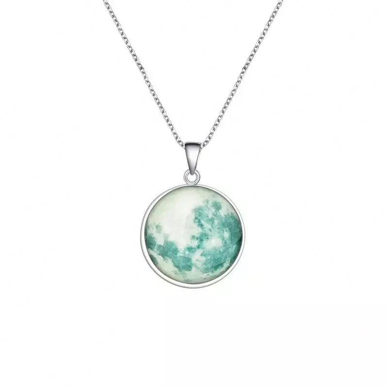 Glow in the Dark - Moon Pendant