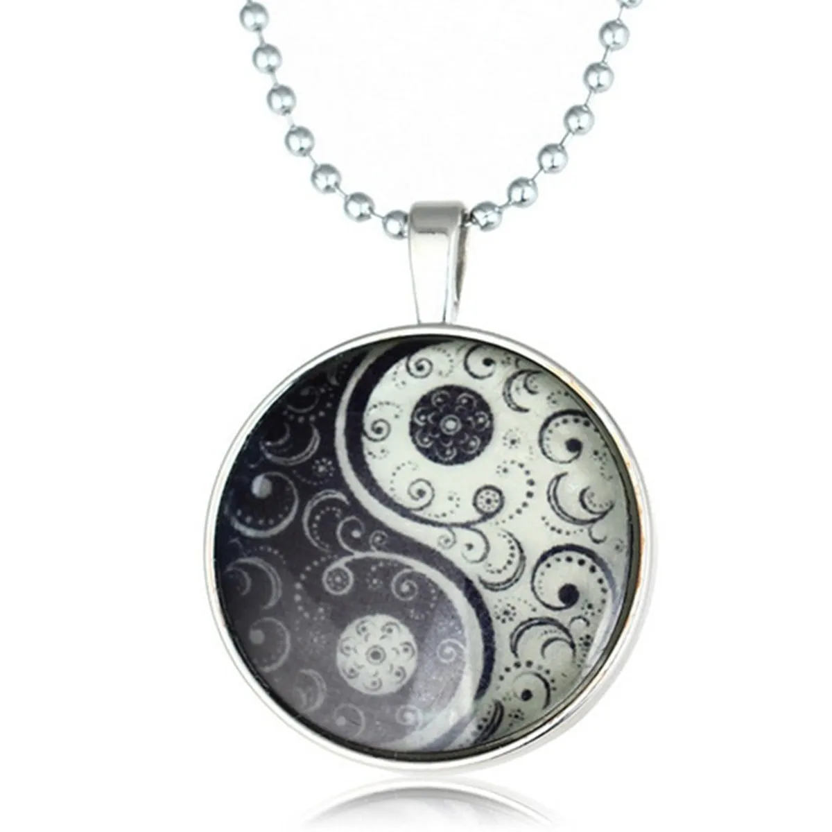 Glow in the Dark - Yin Yang Pendant