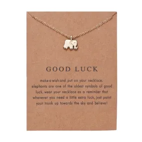 Good Luck Pendant - Gold