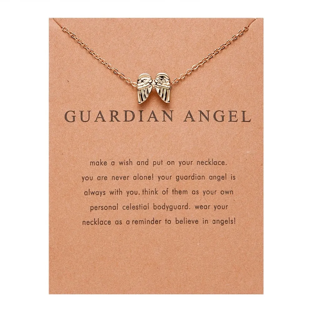 Guardian Angel Pendant - Gold