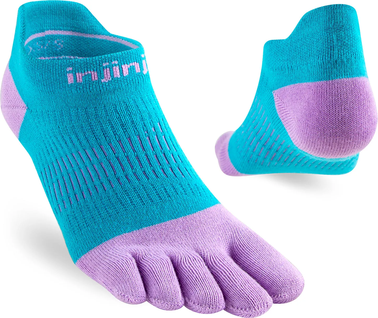 Injinji Women's Lightweight No-Show Toe Socks (INJ-WNS)