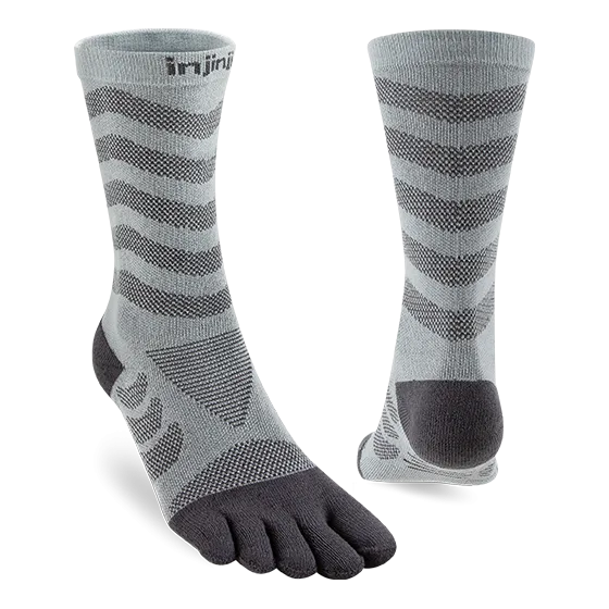 Injinji Women's Ultra Run Crew socks with coolmax