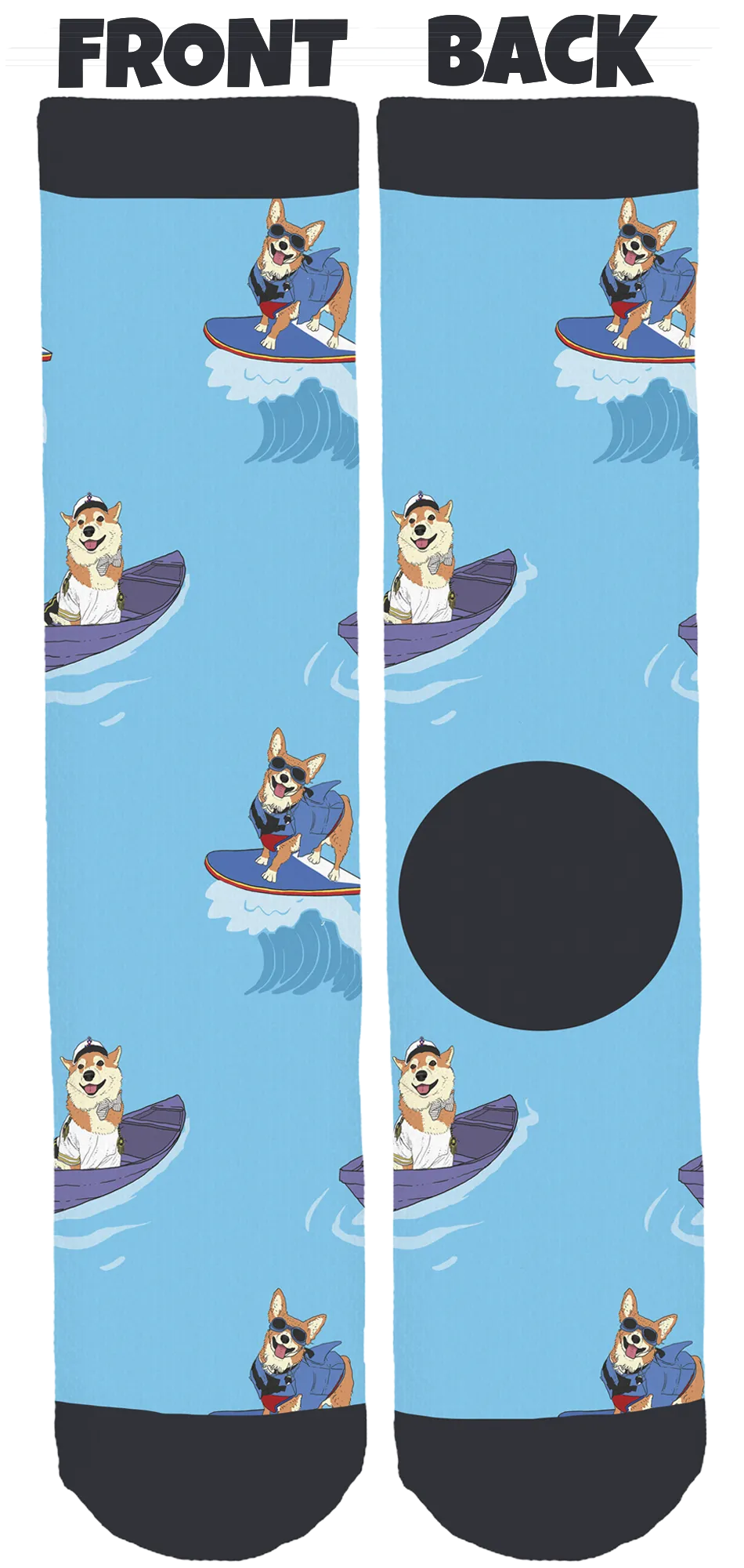 Jojo the Super Corgi Crew Socks