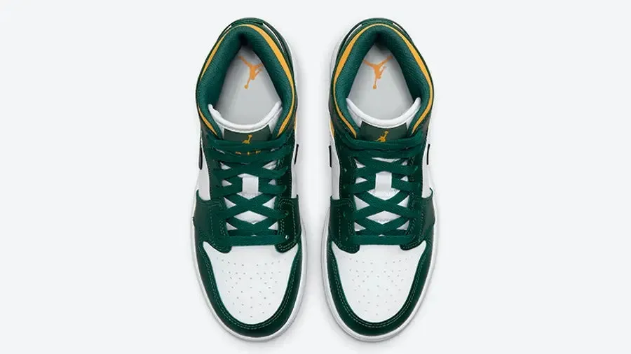 JORDAN 1 MID NOBLE GREEN (GS)