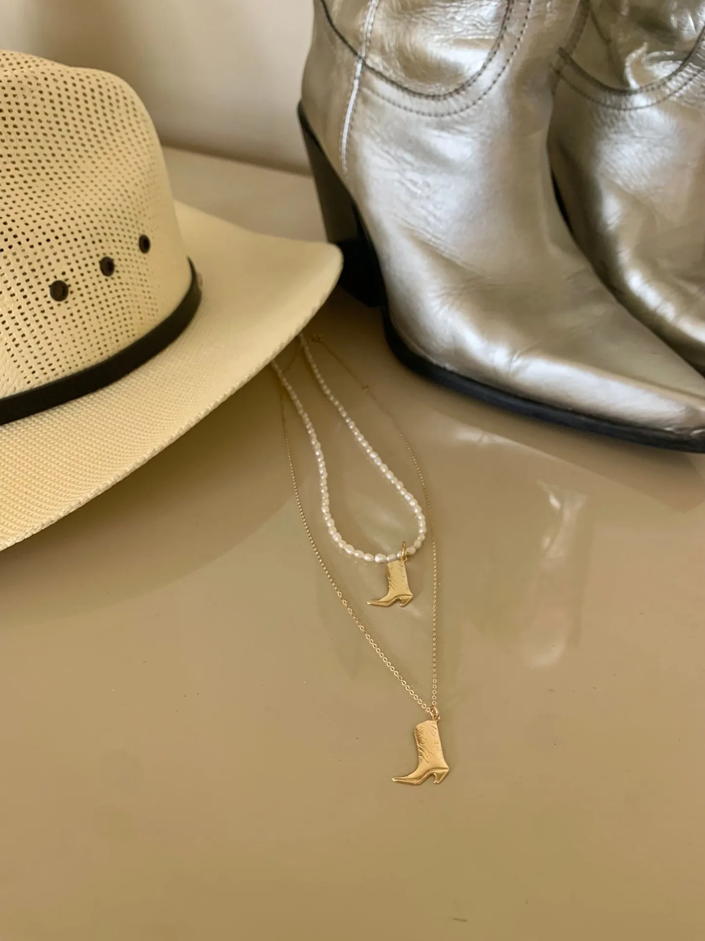 Large Howdy Necklace