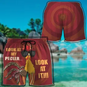 Look At My Pecker Beach Short