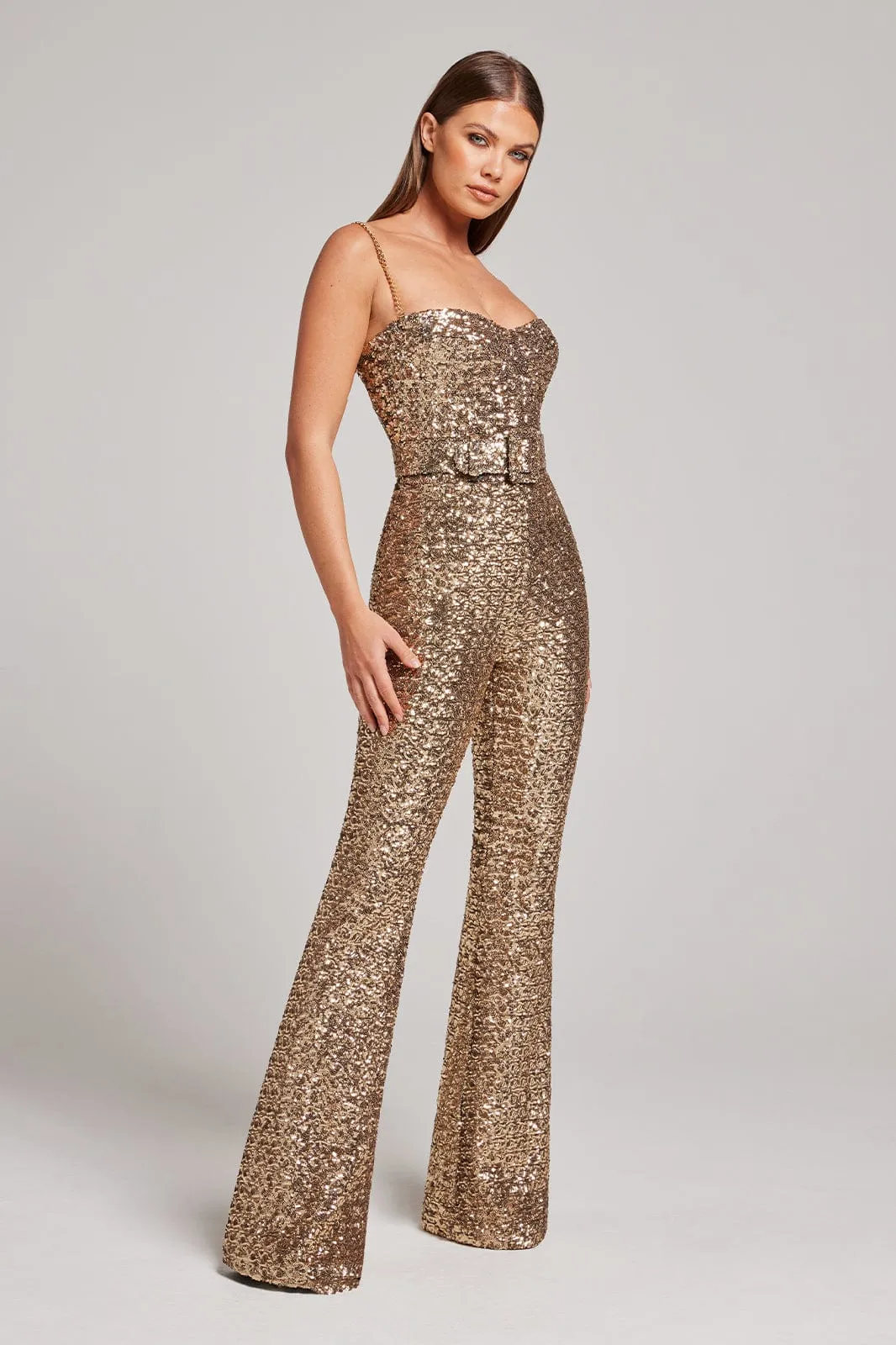 Lucinda Gold Jumpsuit