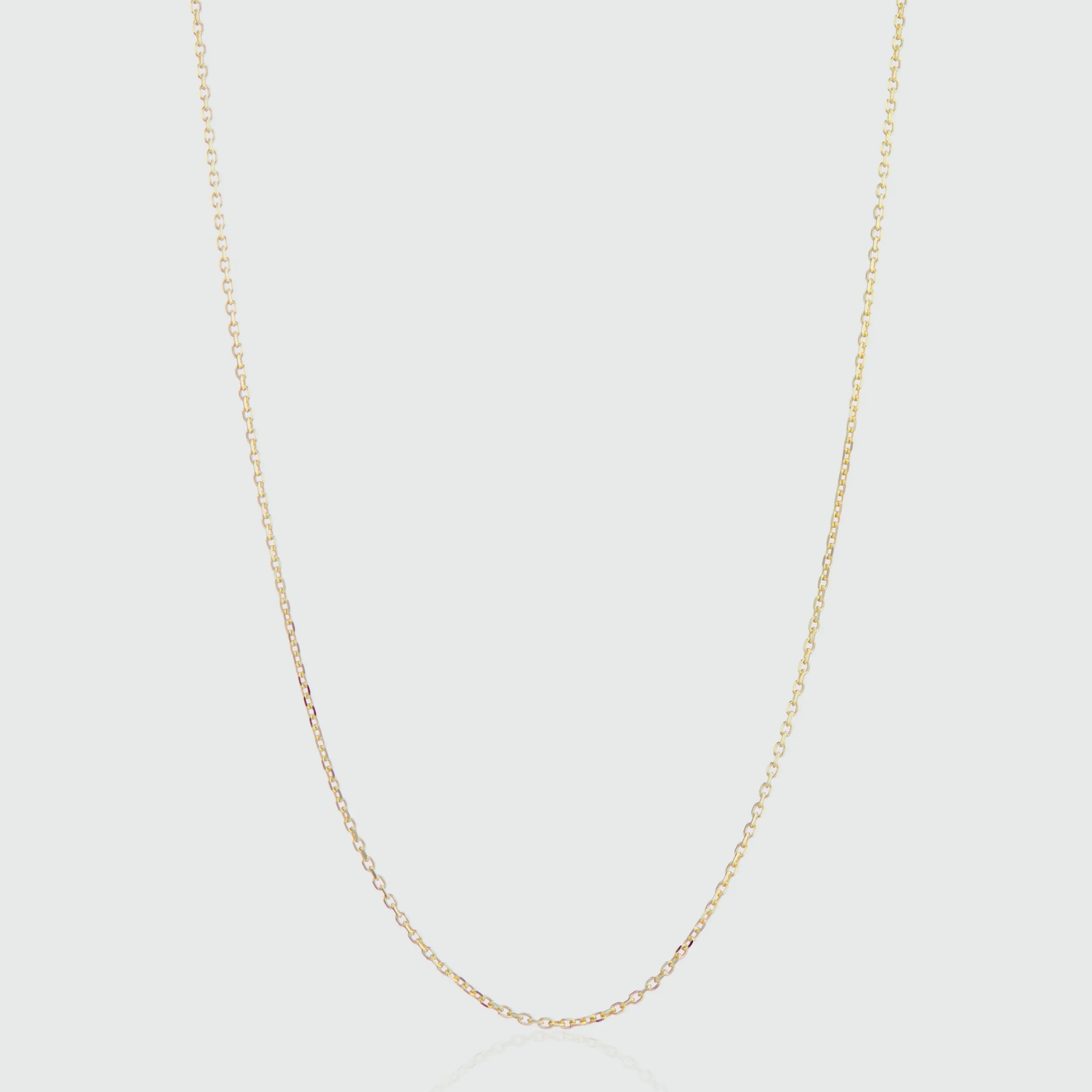 Marylebone 9ct Yellow Gold Fine Trace Chain