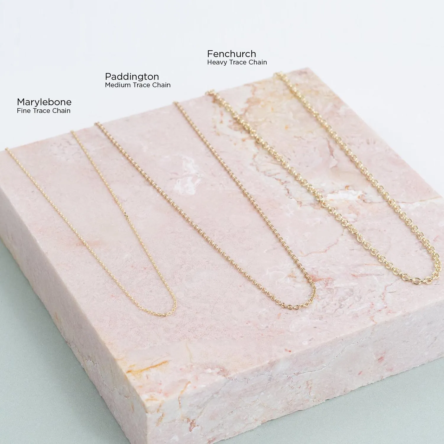 Marylebone 9ct Yellow Gold Fine Trace Chain