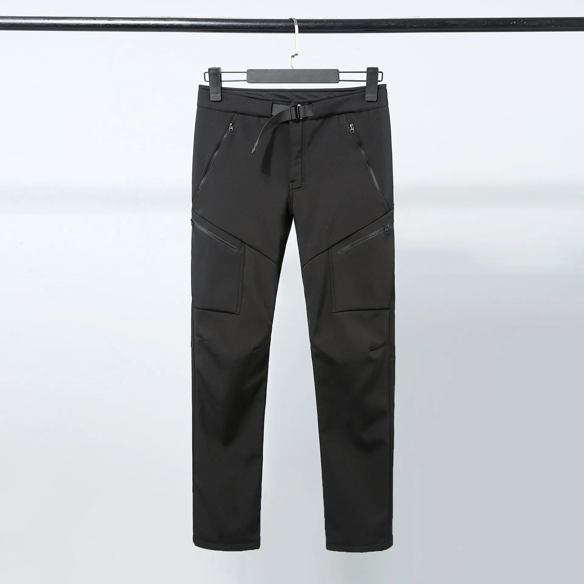 Men's Waterproof Windproof Fleece-Lined Climbing Pants