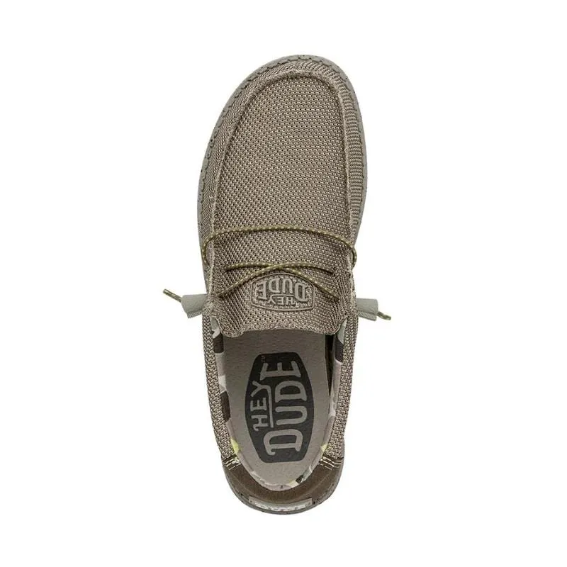 Men's Wide Fit Heydude Wally Sox Triple Needle Shoes