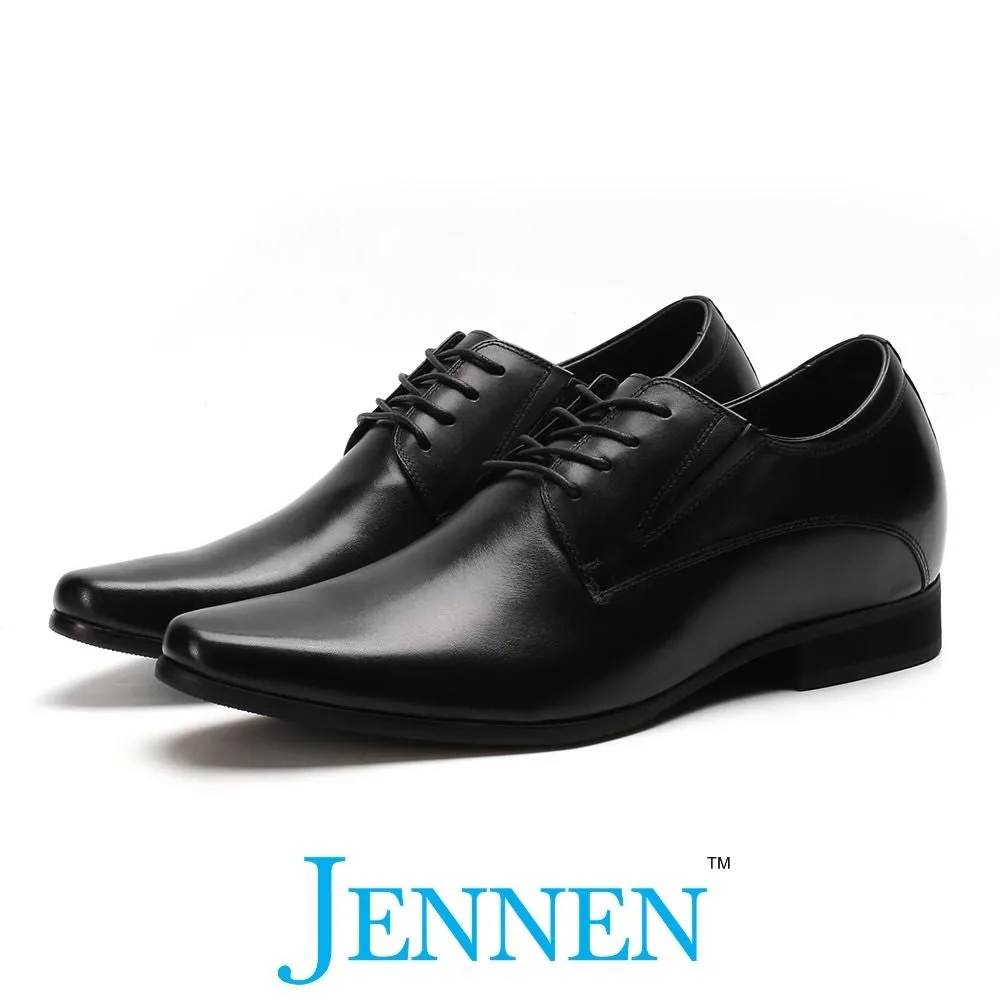 Mr. Parkinson Black 8cm | 3.2 inches Taller Wedding Shoes Men