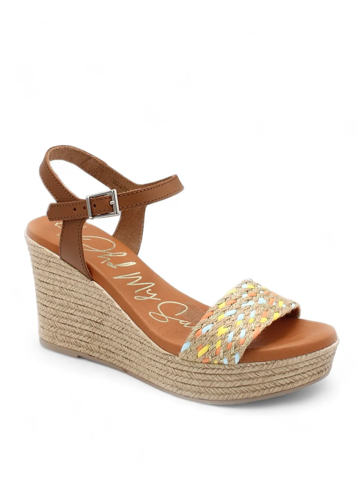 Oh! Straw Straps Wedges