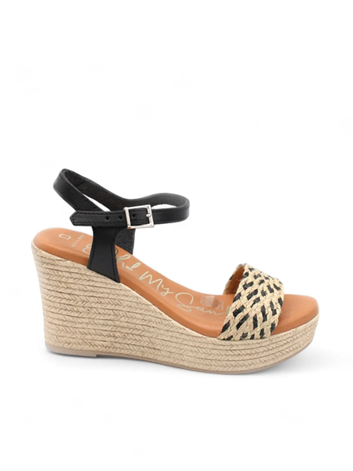 Oh! Straw Straps Wedges