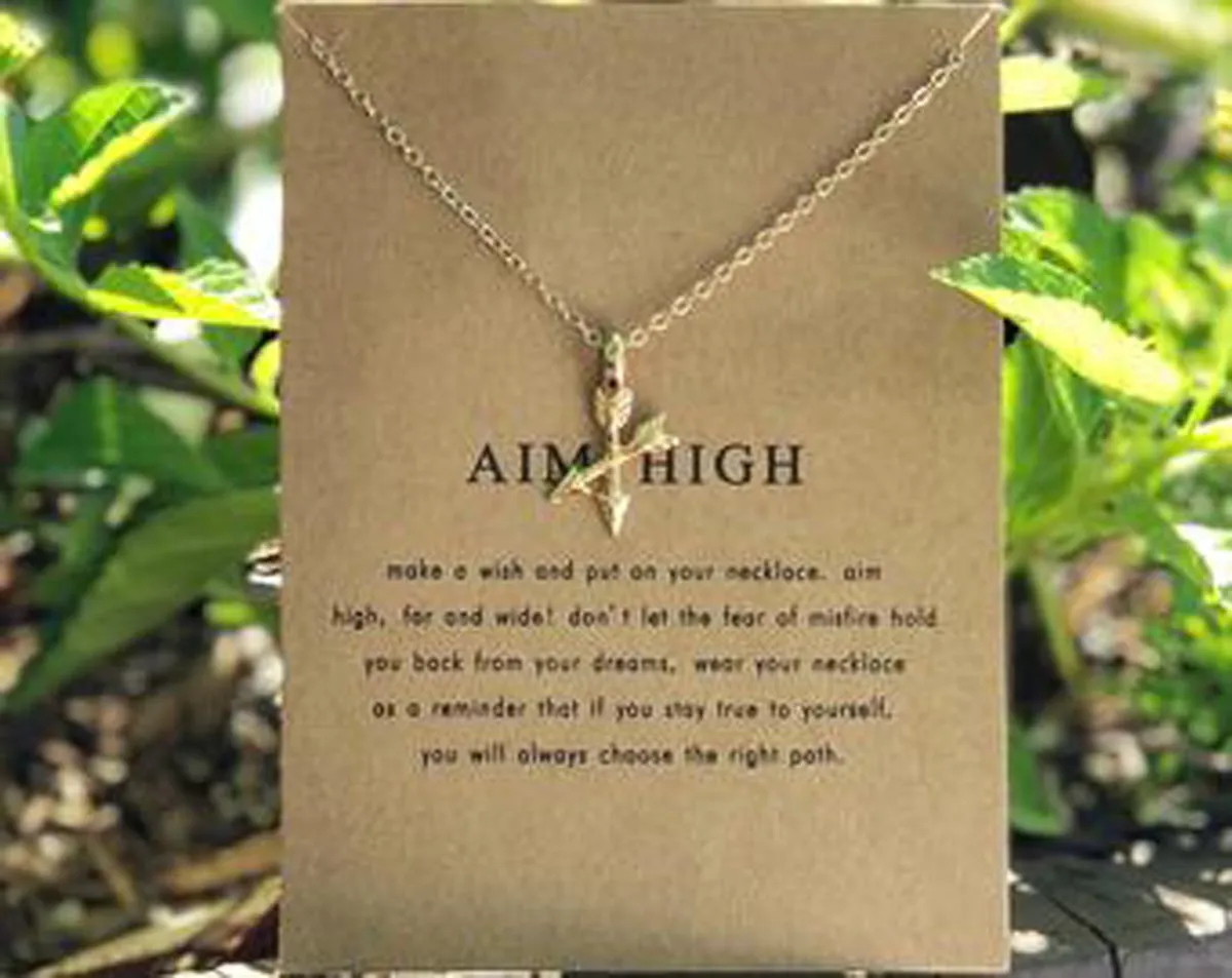 Pendant - Aim High - Gold