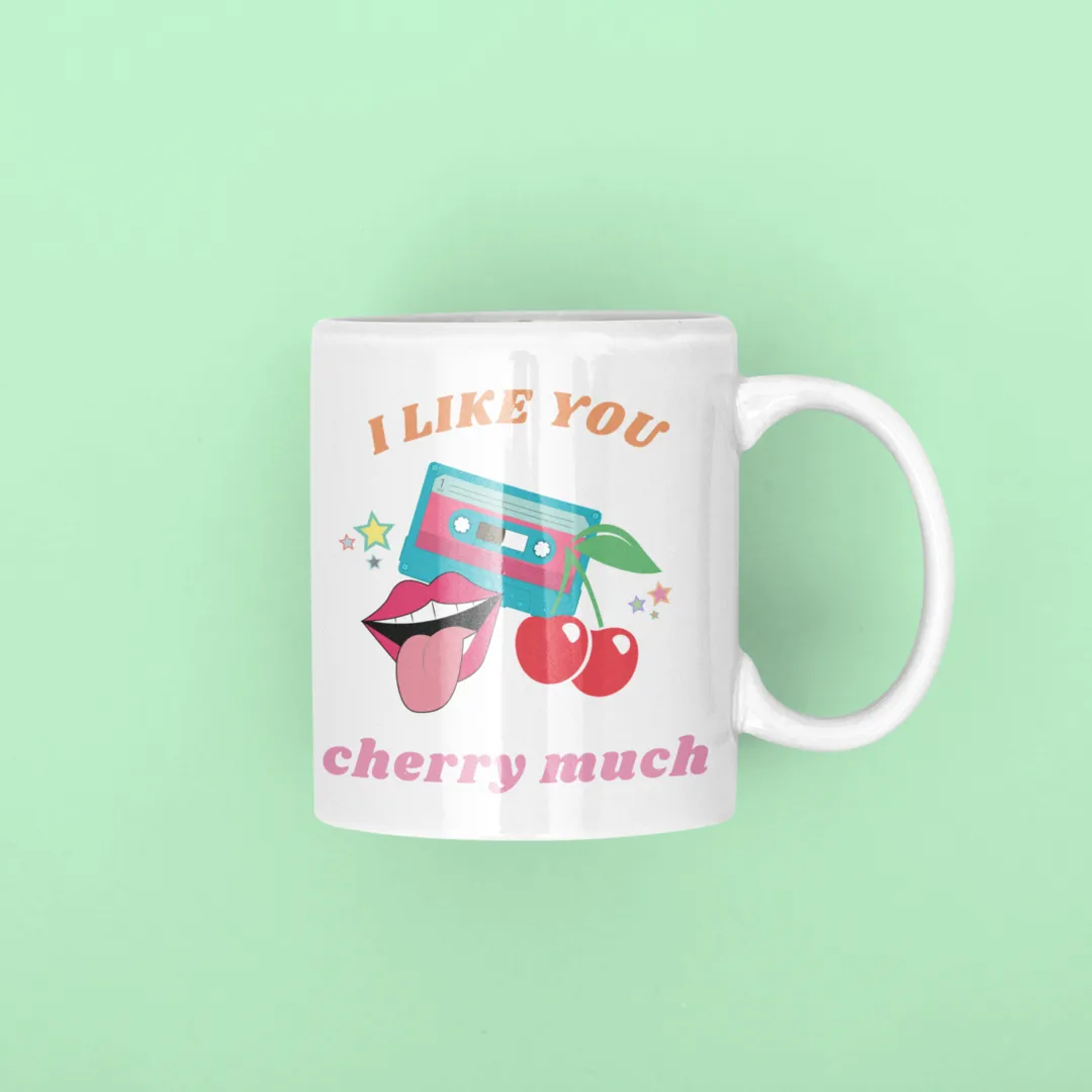 Personalized Coffee Mug - Like You Cherry Much - 325ml