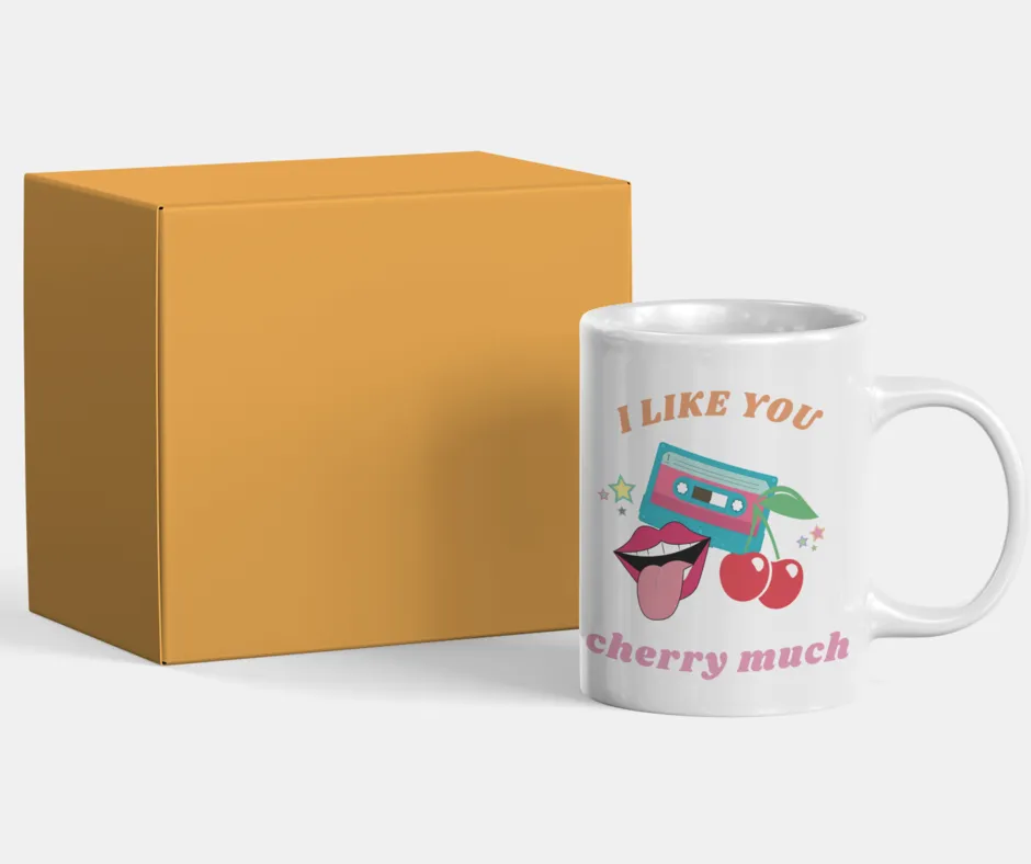 Personalized Coffee Mug - Like You Cherry Much - 325ml