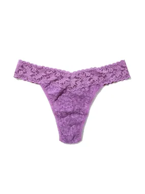 Plus Size Signature Lace Original Rise Thong Venus Purple