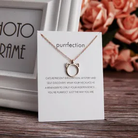 Purrfection Pendant - Gold