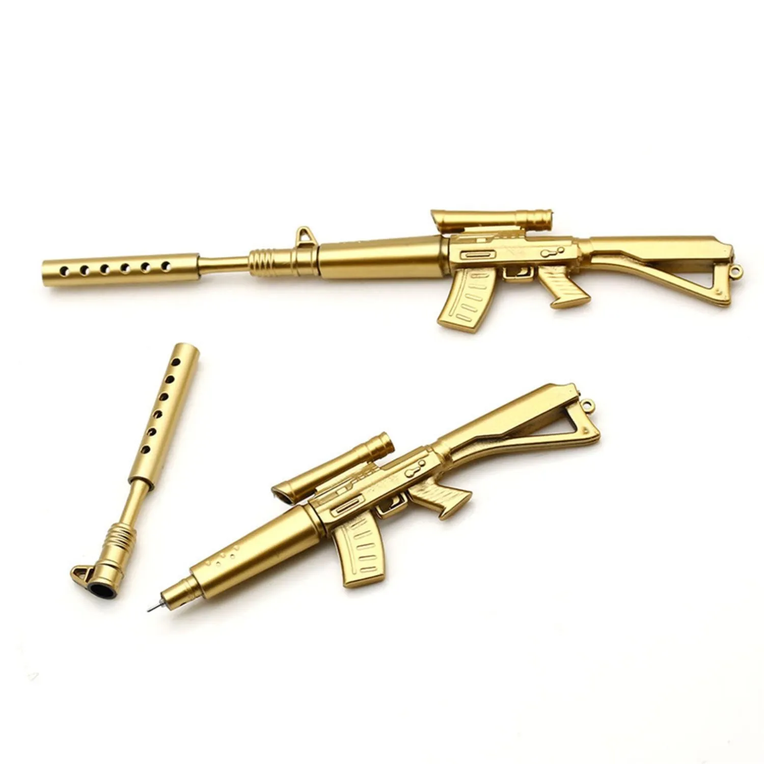 Rifle Gun Pen - Gold