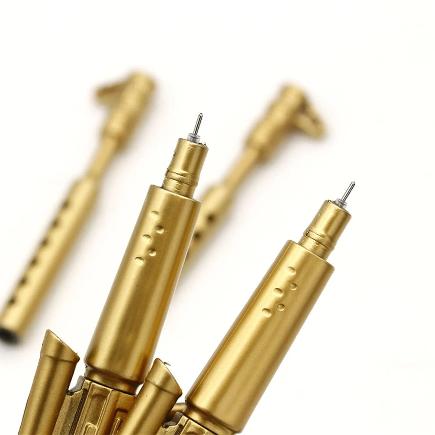 Rifle Gun Pen - Gold