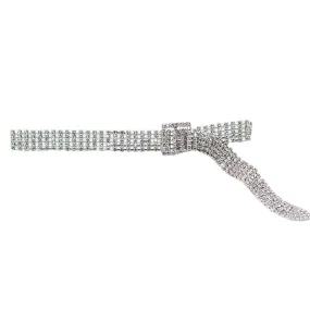 Silver American Diamond Choker