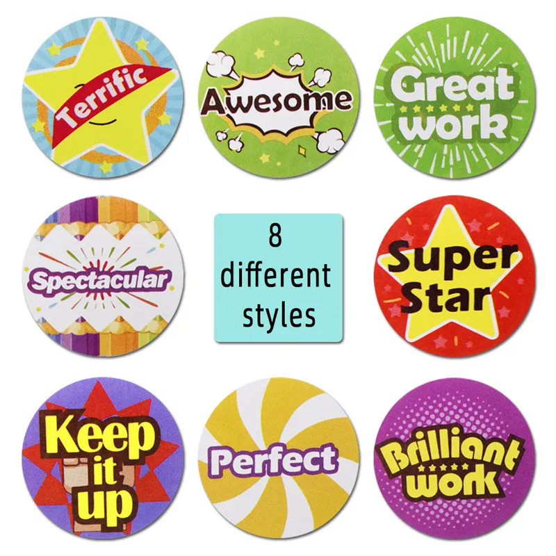 Stickers Roll - Motivational Reward Label - Set of 500