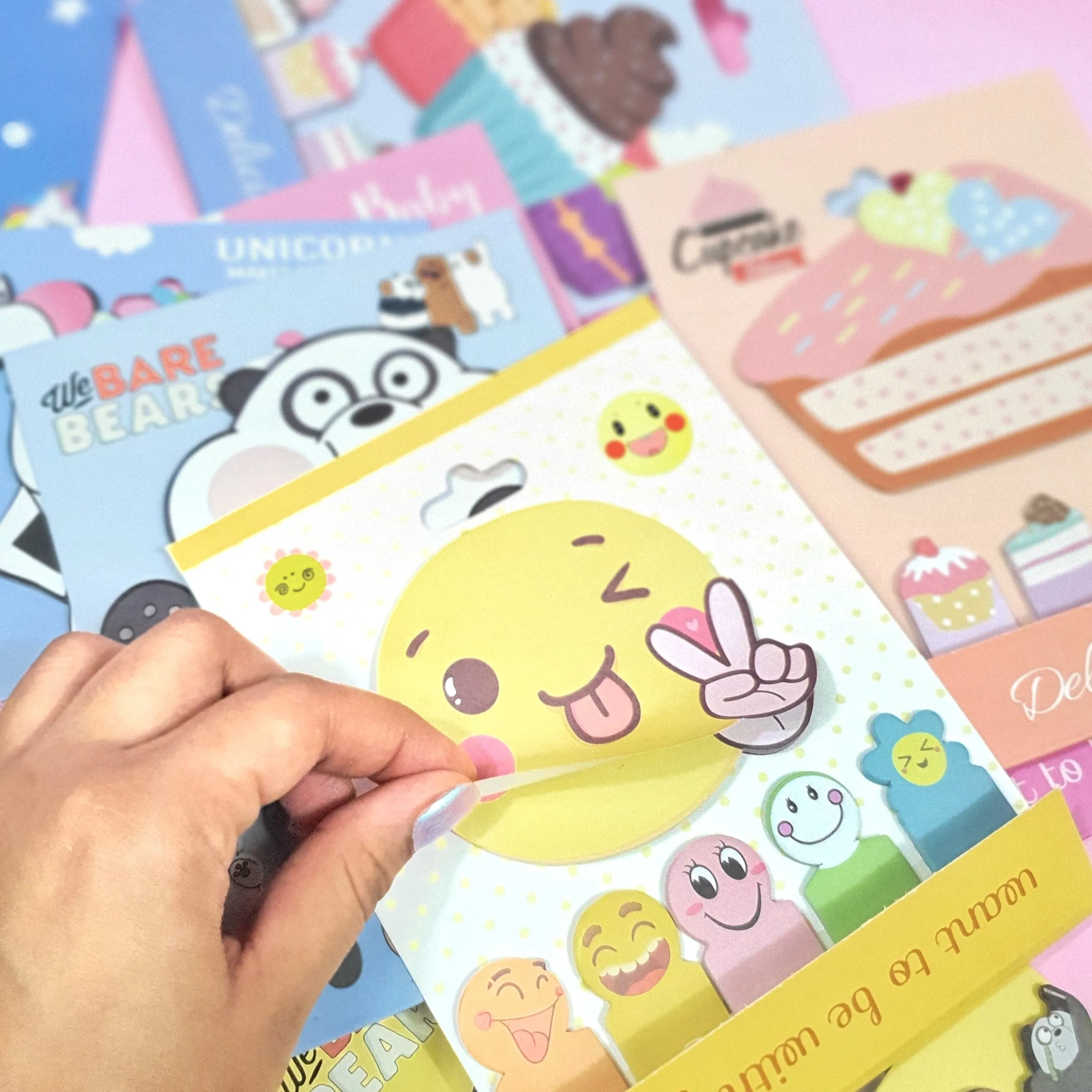 Sticky Notes with Page Markers - Emoji