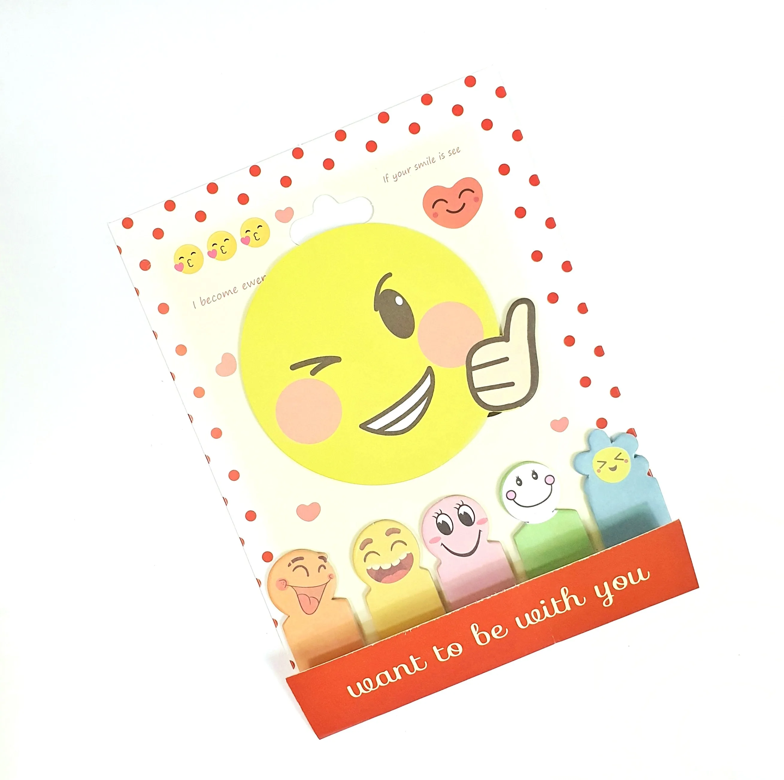 Sticky Notes with Page Markers - Emoji