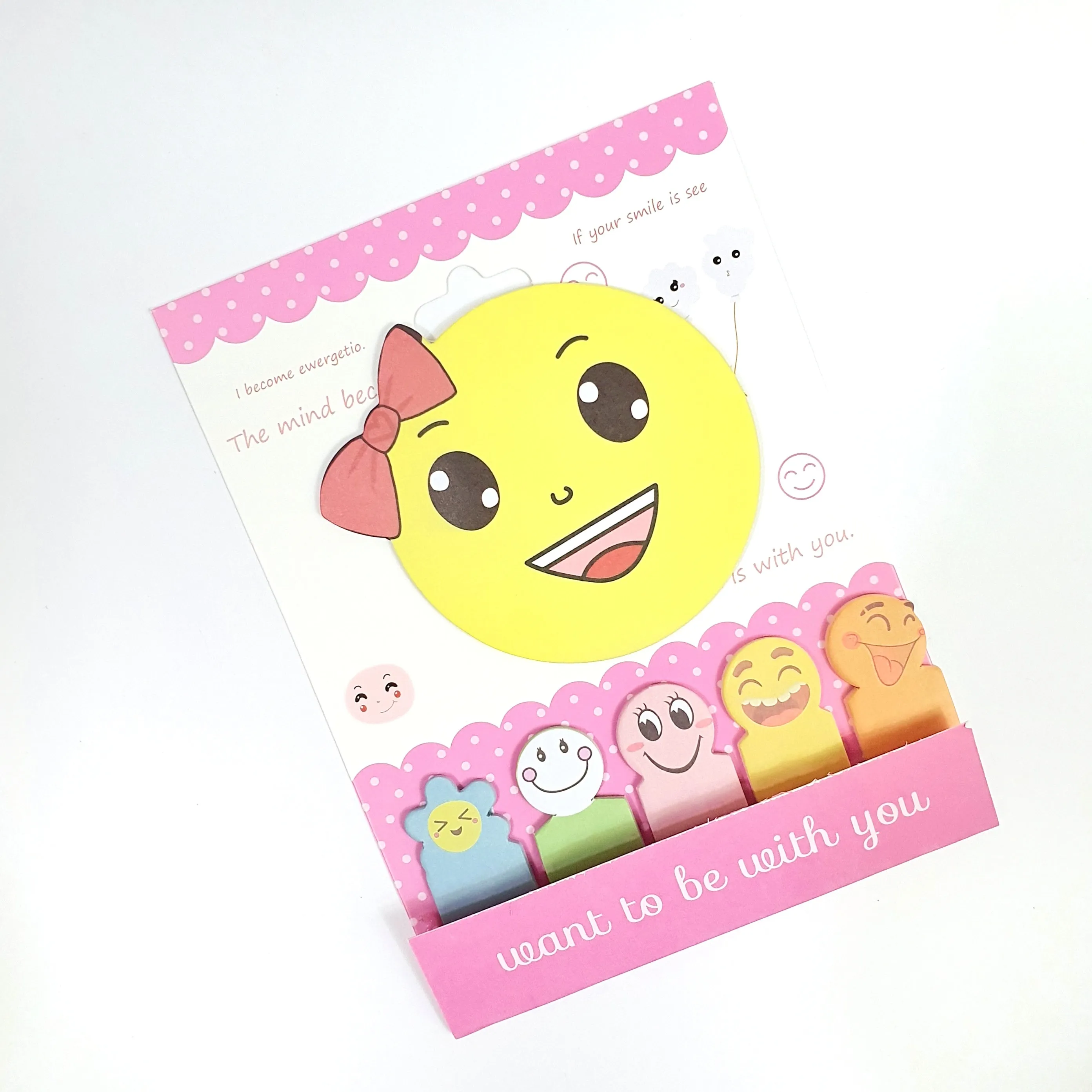 Sticky Notes with Page Markers - Emoji